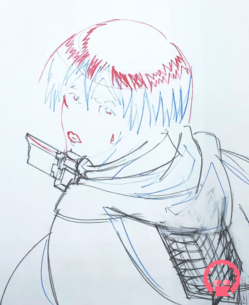 Mikasa Ackerman - Shingeki no Kyojin (L'Attaque des Titans) - x3 Set douga & genga #2