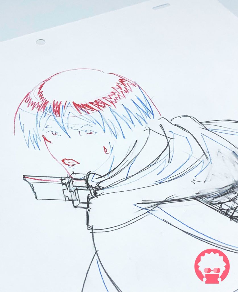 Mikasa Ackerman - Shingeki no Kyojin (L'Attaque des Titans) - x3 Set douga & genga #2
