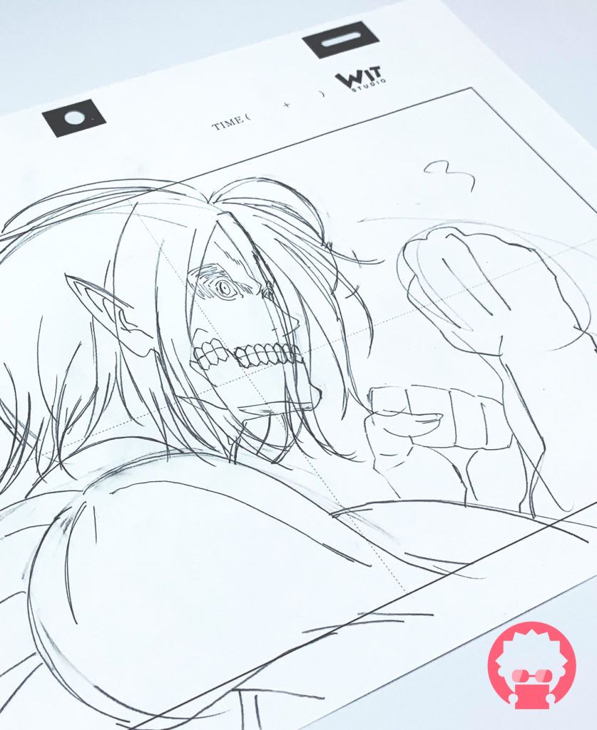 Eren Jäger - Shingeki no Kyojin (L'attaque des Titans) - x4 Set douga & genga #3