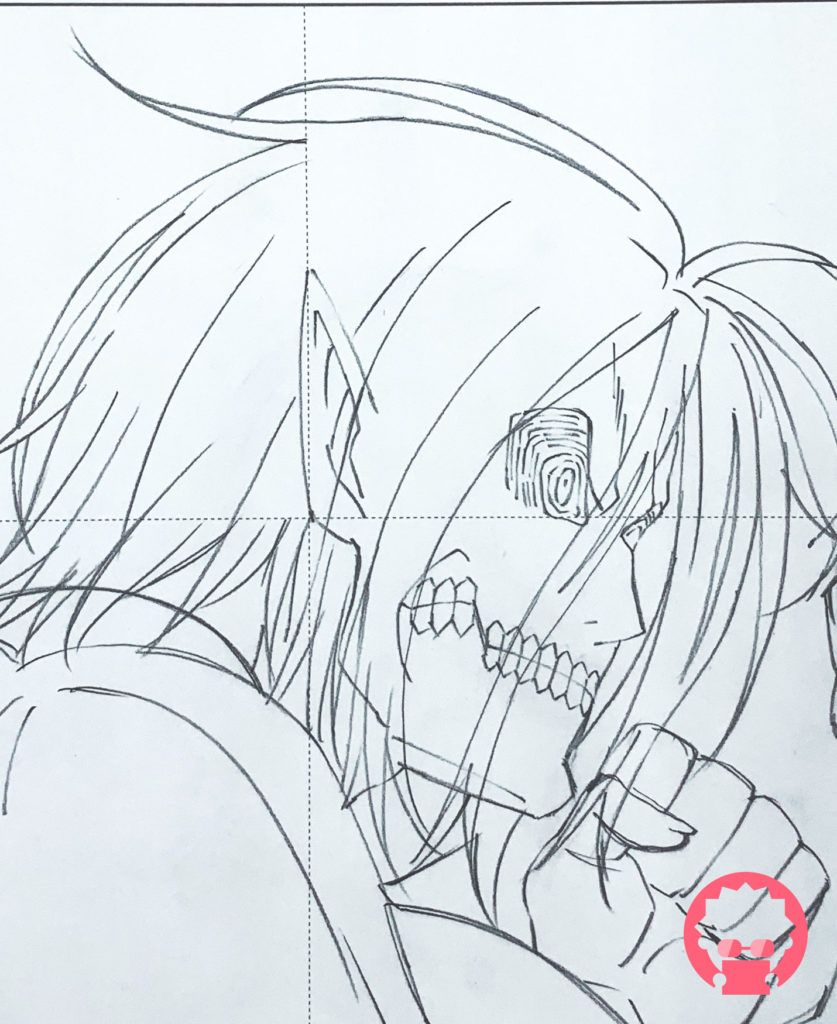 Eren Jäger - Shingeki no Kyojin (L'attaque des Titans) - x4 Set douga & genga #3