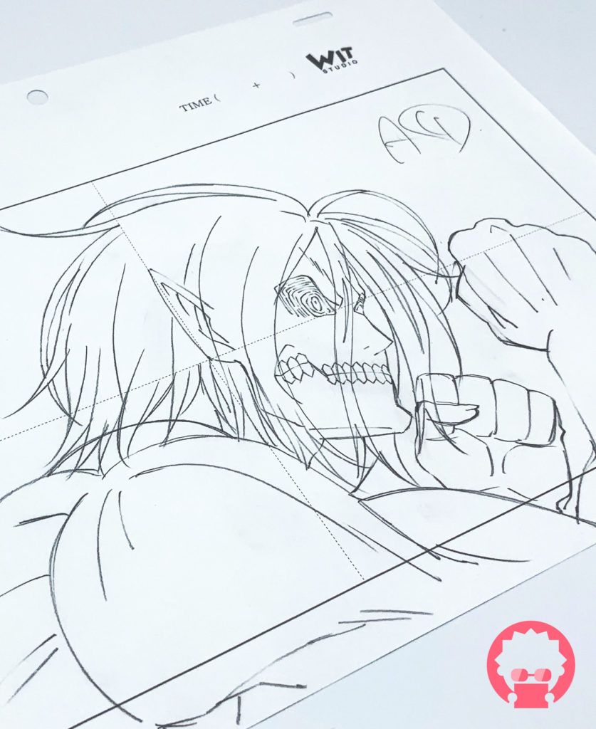 Eren Jäger - Shingeki no Kyojin (L'attaque des Titans) - x4 Set douga & genga #3