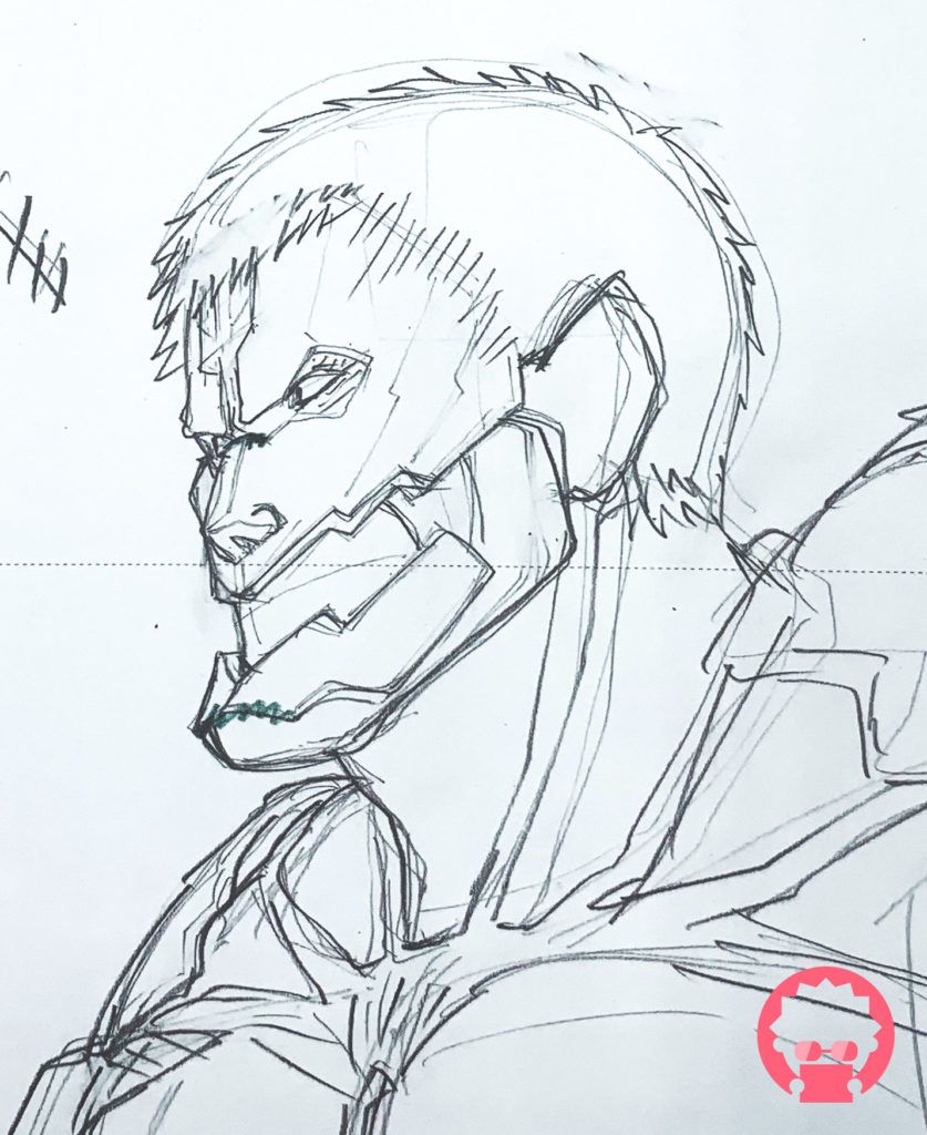 Reiner Braun - Shingeki no Kyojin (Attack on Titan) - x4 Set douga & genga #4