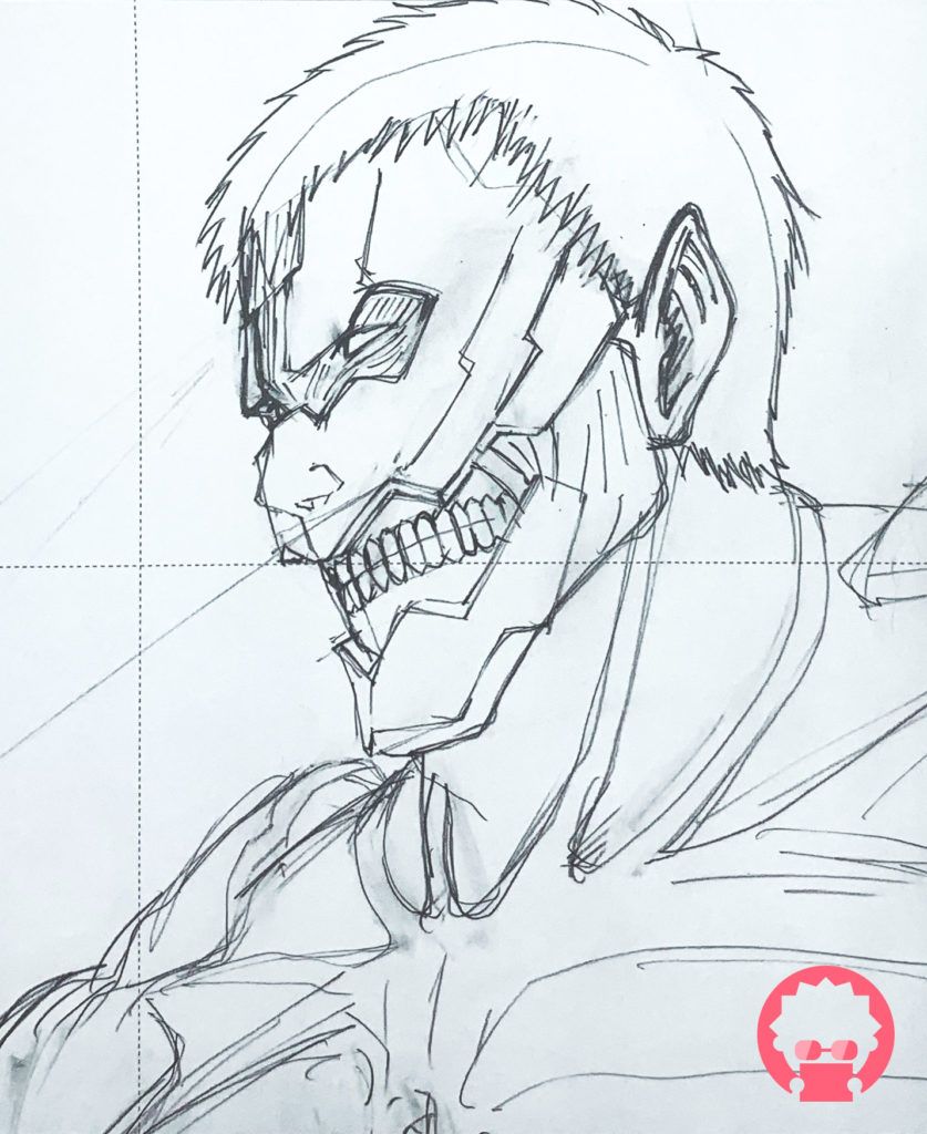 Reiner Braun - Shingeki no Kyojin (Attack on Titan) - x4 Set douga & genga #4
