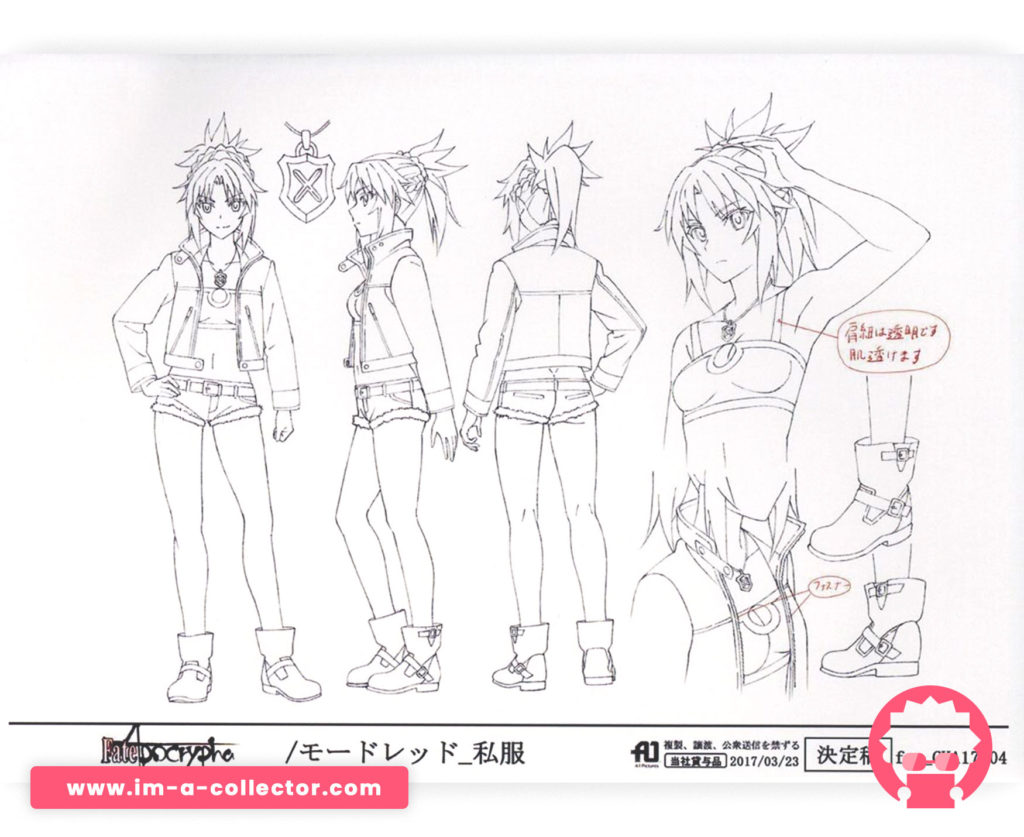 Fate/Apocrypha - x48 Set settei / character sheets #1