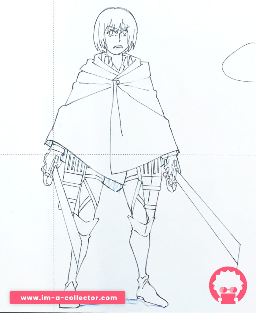 Mikasa Ackerman & Armin Arlelt – Shingeki no Kyojin (Attack on Titan) – x3 Set douga & genga #6