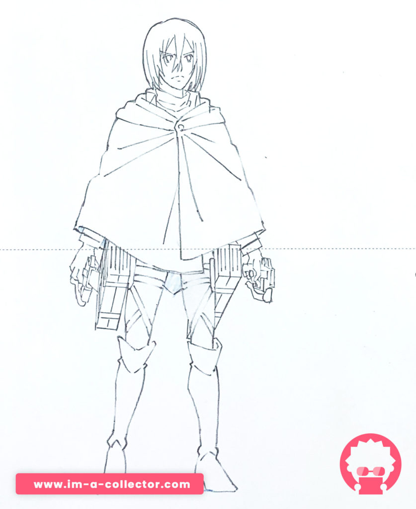 Mikasa Ackerman & Armin Arlelt – Shingeki no Kyojin (Attack on Titan) – x3 Set douga & genga #6