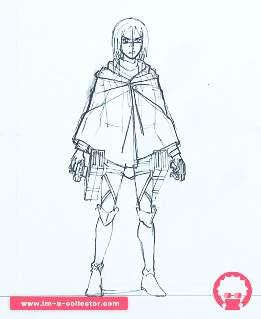 Mikasa Ackerman & Armin Arlelt – Shingeki no Kyojin (Attack on Titan) – x3 Set douga & genga #6
