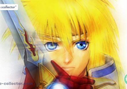 Illustration mettant en avant le personnage principal de la jaquette de Tales of Destiny sur PlayStation, utilisée comme cover d’un article “Carte mémoire” consacré à la réminiscence des jeux rétro.