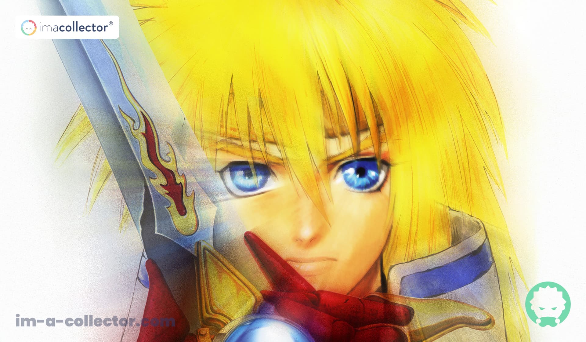 Illustration mettant en avant le personnage principal de la jaquette de Tales of Destiny sur PlayStation, utilisée comme cover d’un article “Carte mémoire” consacré à la réminiscence des jeux rétro.