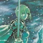 Reproduction d’une illustration originale de Clare issue du volume 10 de Claymore, origine inconnue, utilisée comme cover éditoriale pour documenter la mémoire visuelle du manga.