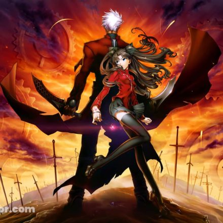 Fate/stay night: Unlimited Blade Works (2010) – Ce que tout le monde a raté dans ce film, même moi Illustration officielle de Rin Tohsaka et Archer dans Fate/stay night: Unlimited Blade Works (2010) – analyse de leur relation et des thèmes du film