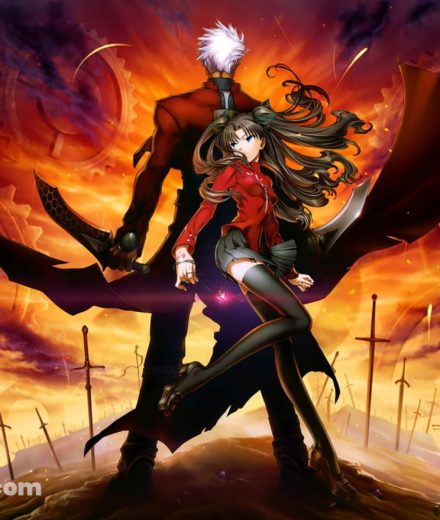 Fate/stay night: Unlimited Blade Works (2010) – Ce que tout le monde a raté dans ce film, même moi Illustration officielle de Rin Tohsaka et Archer dans Fate/stay night: Unlimited Blade Works (2010) – analyse de leur relation et des thèmes du film