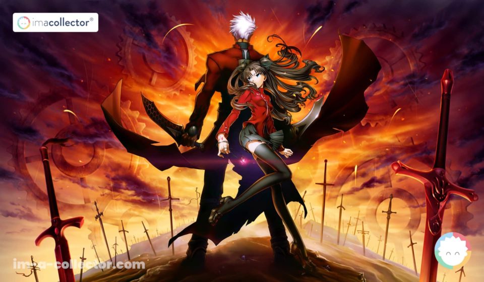 Fate/stay night: Unlimited Blade Works (2010) – Ce que tout le monde a raté dans ce film, même moi Illustration officielle de Rin Tohsaka et Archer dans Fate/stay night: Unlimited Blade Works (2010) – analyse de leur relation et des thèmes du film