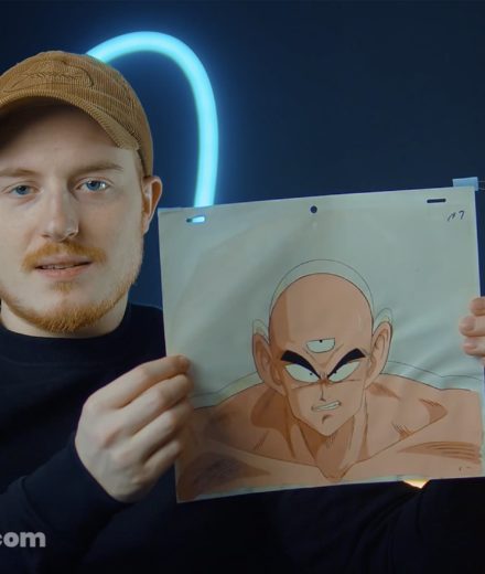 “Le business louche derrière les “dessins originaux” d’anime ?” par Nicolas Delage – pourquoi cette vidéo me dérange Nicolas Delage présentant un cel celluloïd original de Dragon Ball Z représentant Ten Shin Han, affiché au prix de 279 euros