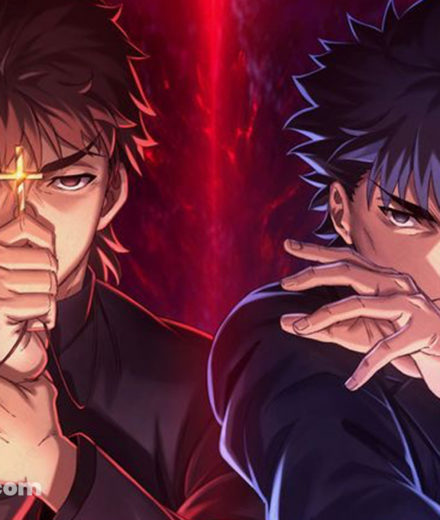 Illustration anniversaire Fate/Zero mettant en scène Kiritsugu Emiya et Kirei Kotomine dans un face-à-face sobre et tendu