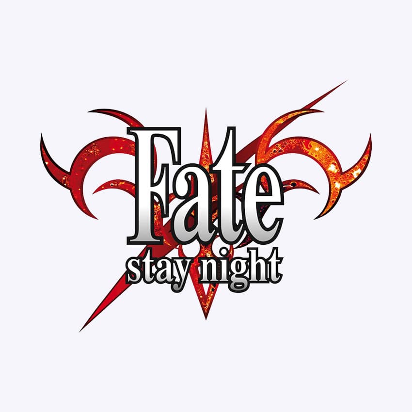 Logo de Fate/stay night, œuvre majeure de l’univers Fate créée par Type-Moon