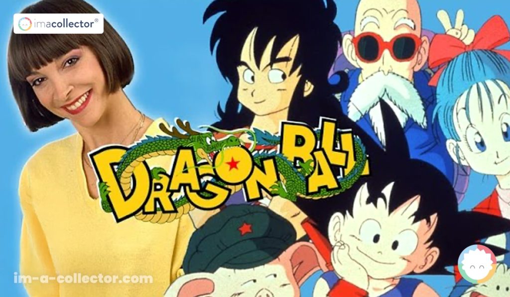Ariane entourée de personnages comme Goku et Bulma, dans un visuel rappelant son lien avec le générique de Dragon Ball au Club Dorothée.