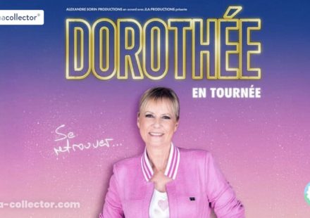 Affiche de la tournée 2026 de Dorothée intitulée « Se retrouver », utilisée pour annoncer son retour sur scène.