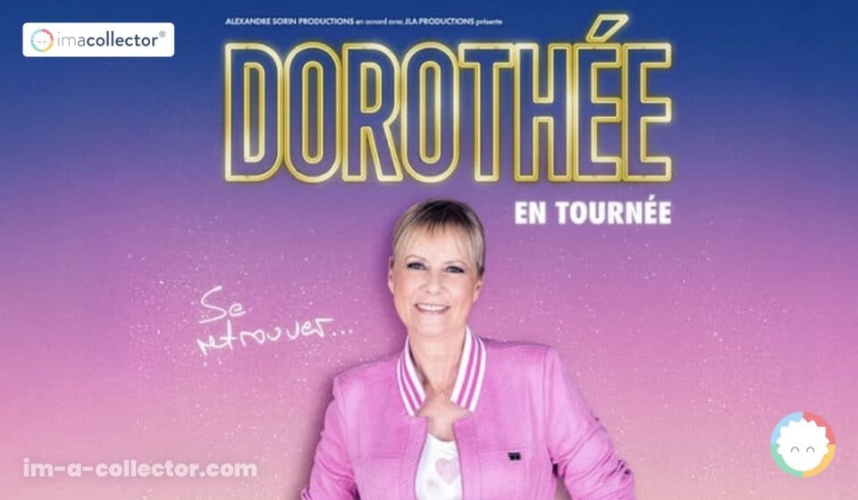 Affiche de la tournée 2026 de Dorothée intitulée « Se retrouver », utilisée pour annoncer son retour sur scène.