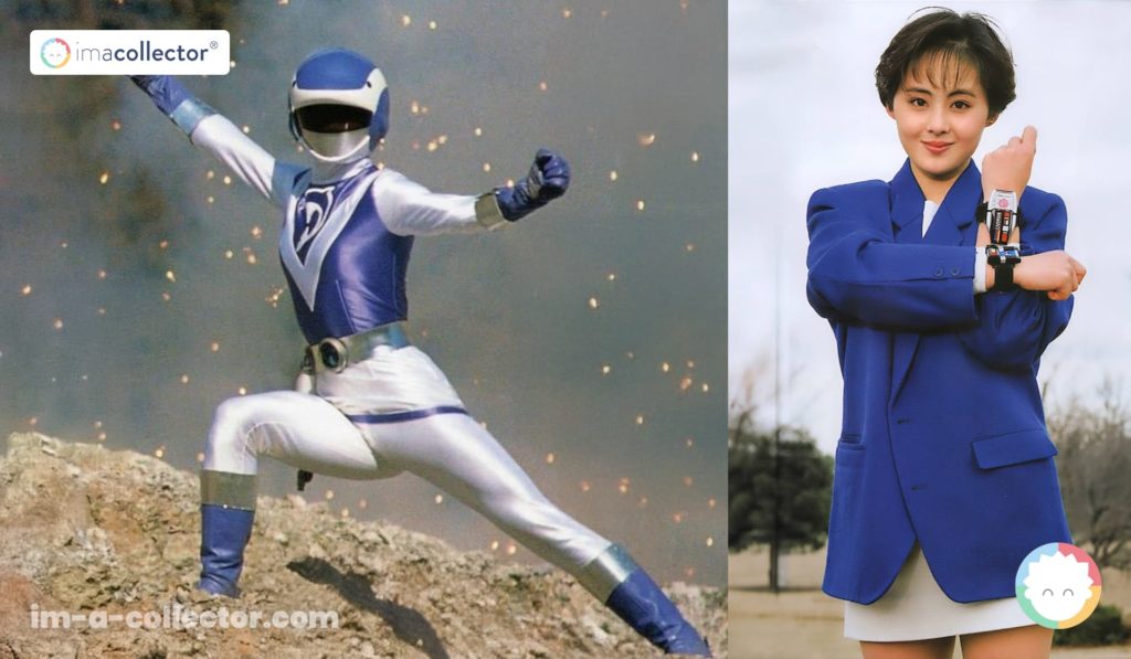 Visuel de Blue Dolphin, alias Megumi Misaki dans Liveman, jouée par l’actrice Megumi Mori.