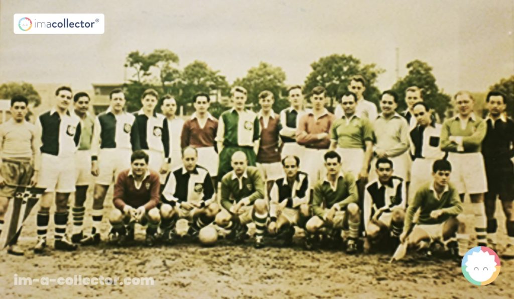 Match de football disputé à Yokohama entre les clubs athlétiques de Yokohama et de Kobe le 18 février 1888.