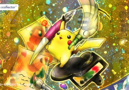 Visuel de la carte Pokémon Pikachu Illustrator, devenue la carte Pokémon la plus chère jamais vendue lors d’une transaction privée.