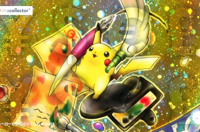 Visuel de la carte Pokémon Pikachu Illustrator, devenue la carte Pokémon la plus chère jamais vendue lors d’une transaction privée.