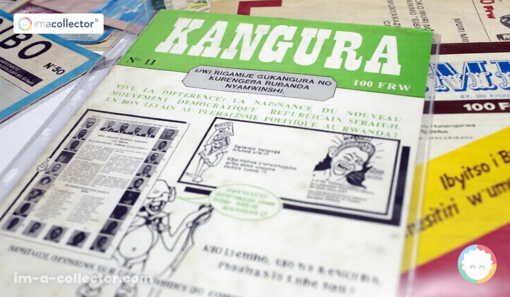 Exemplaire original du journal rwandais Kangura, utilisé pour diffuser une propagande haineuse visant les Tutsi avant le génocide de 1994.