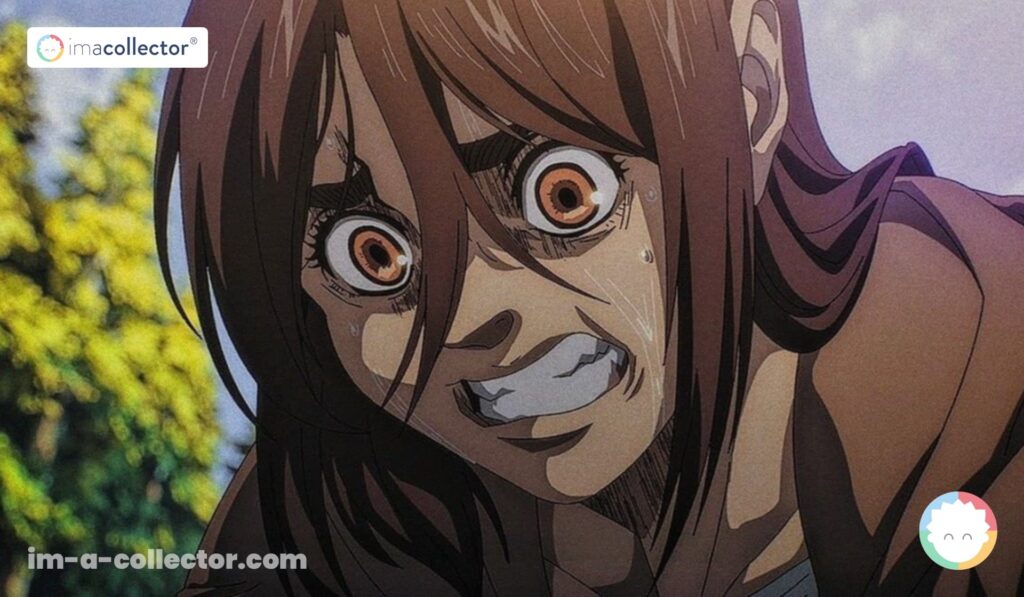 Gaby Braun en pleurs dans l’épisode 11 de la saison 4 d’Attack on Titan.
