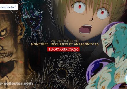 Pourquoi une collection a besoin de ses antagonistes Montage de personnages antagonistes issus de pièces de la vente Art Animation VII du 18 octobre 2026, organisée par AAA, issus notamment des séries Saint Seiya, Hunter X Hunter, Dragon Ball Z