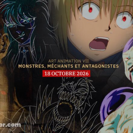2026年10月18日にAAAが開催する「Art Animation VII」の出品作品に登場する敵対キャラクターを集めたコラージュ。『聖闘士星矢』『HUNTER×HUNTER』『ドラゴンボールZ』などのキャラクターを使用。